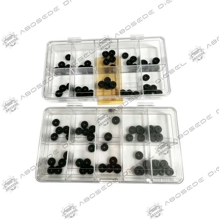 Kab ntsig 3126 HEUI Injector Koob Valve Lift Kho Shim Cov Khoom Siv - Ntau Yam A (2.40-2.60) & Ntau B (2.20-2.40) - 50-Piece Master Teeb