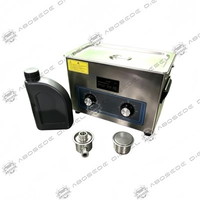 5-Litre Ultrasonic Cleaner - Dual-Transducer Siab-Power Array Nrog Precision Temperature Control Rau Me me-Batch Injector Service