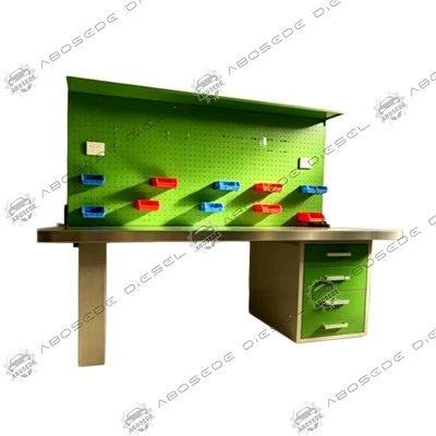 Common Rail Service Workbench - Qauv B (Vibration-Damped Precision Chaw Nres Tsheb Nrog Integrated Gauge Arm)