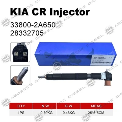 Common Rail 33800-2A650/28332705 Diesel Fuel Injector for KIA Engines